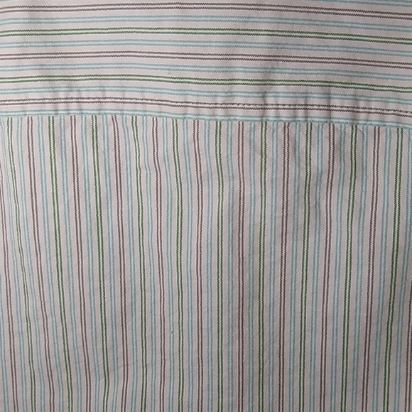 Pin Striped Izod Button Up Long Sleeve Shirt - Picture 3 of 8